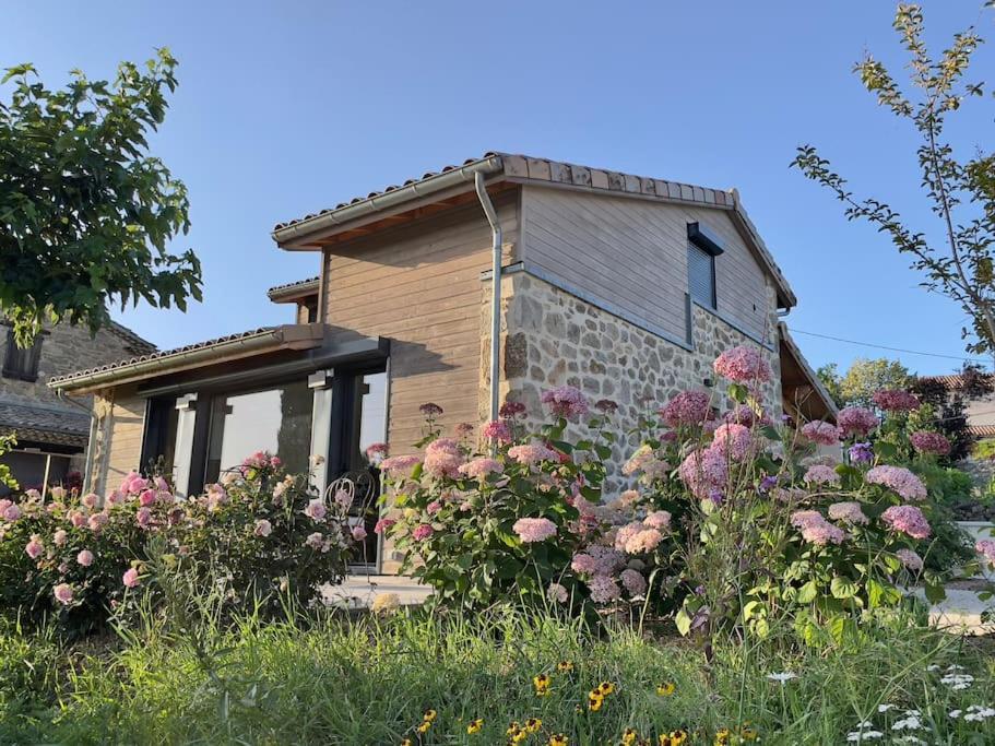 Gîte de charme pour couple avec sauna et jacuzzi extérieurs privatifs Peaugres Exterior foto