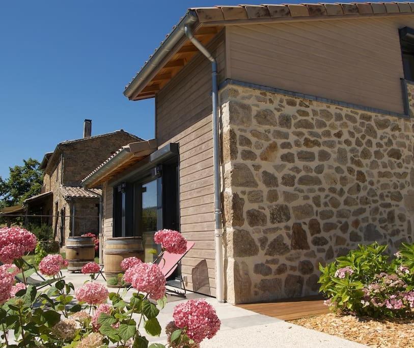 Gîte de charme pour couple avec sauna et jacuzzi extérieurs privatifs Peaugres Exterior foto