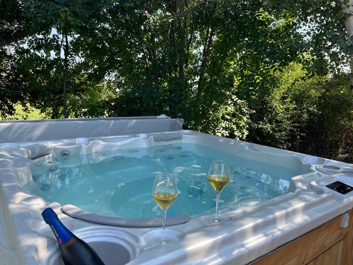 Gîte de charme pour couple avec sauna et jacuzzi extérieurs privatifs Peaugres Exterior foto